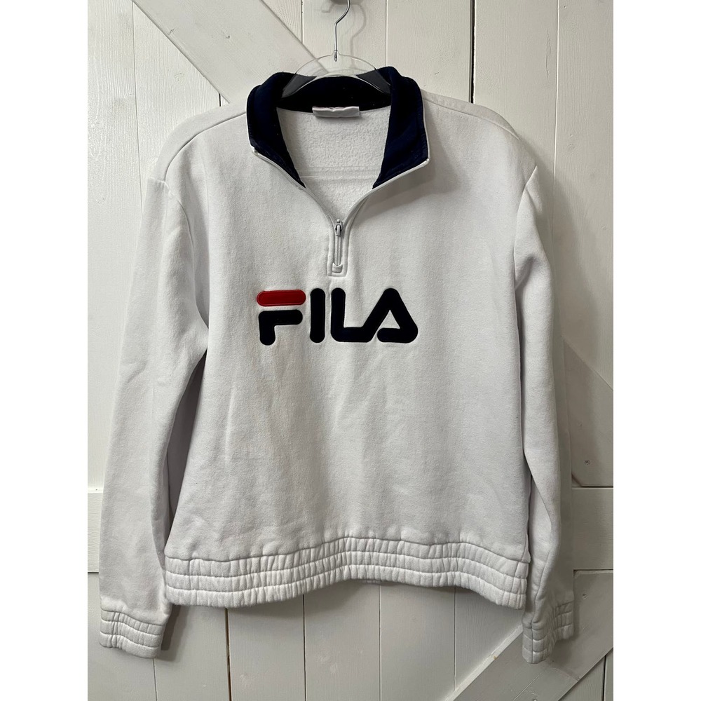 Women's FILA 1/4 zip pullover fleece sweatshirt